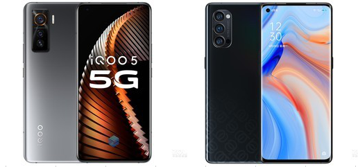 iqoo5和opporeno4pro哪个好 iqoo5和opporeno4pro区别介绍_手机评测_手机学院_本站