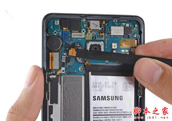 三星Note7做工怎么？iFixit拆解三星Note7图解