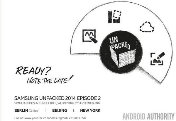 三星GALAXY Note 4发售时间 GALAXY Note 4或将于9月15到28日开卖