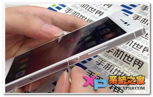华为mate7怎样打开卡槽安装SIM卡