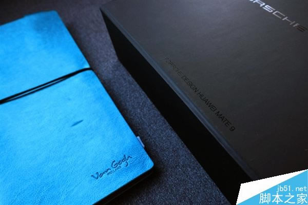 万元国产机华为Mate9保时捷版开箱图赏:全黑色一体奢华_安卓手机_手机学院_本站