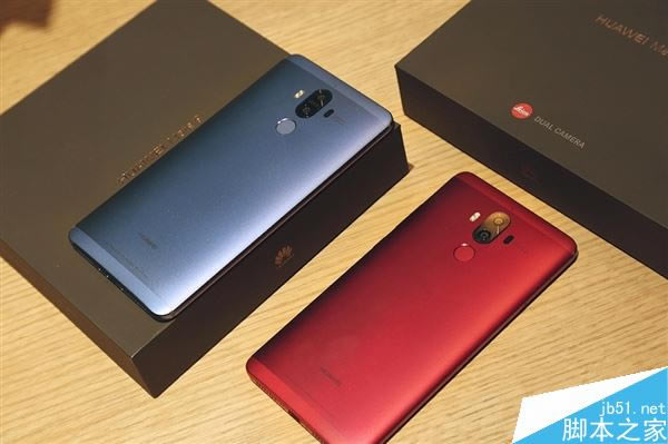 华为Mate9玛瑙红和托帕蓝色哪个好看?华为Mate9玛瑙红色和托帕蓝色对比图赏_安卓手机_手机学院_本站