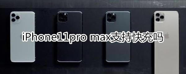 iPhone11pro max支持不支持快充?_苹果手机_手机学院_本站