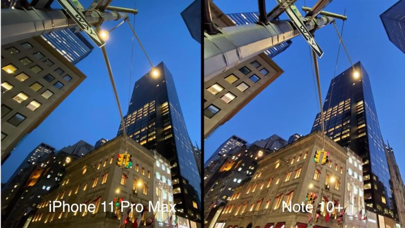 两款手机评测 iPhone11 Pro Max与Galaxy Note10+拍照对比_手机评测_手机学院_本站