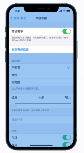 iPhone12怎么调整音频与视觉设置