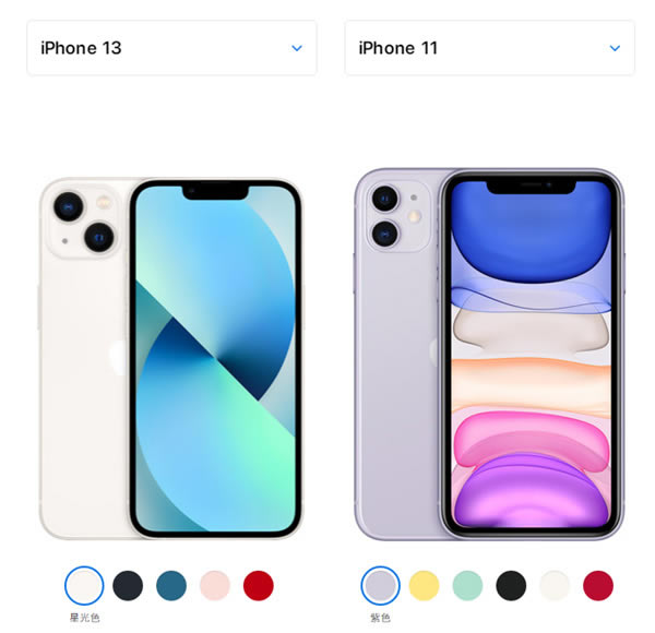 iphone13与iphone11有啥区别?iphone13与iphone11手机对比