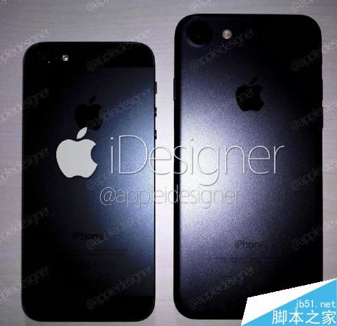 iPhone7黑色真机对比iPhone5怎么？iPhone7深空蓝有多黑？