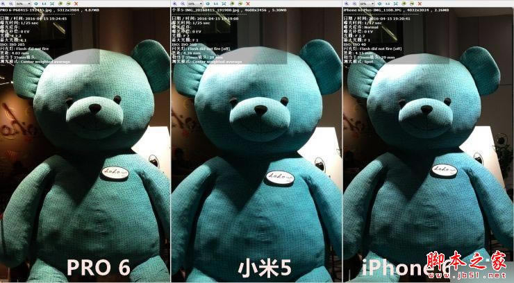 小米5 /魅族PRO 6 /iPhone 6s Plus拍照对比