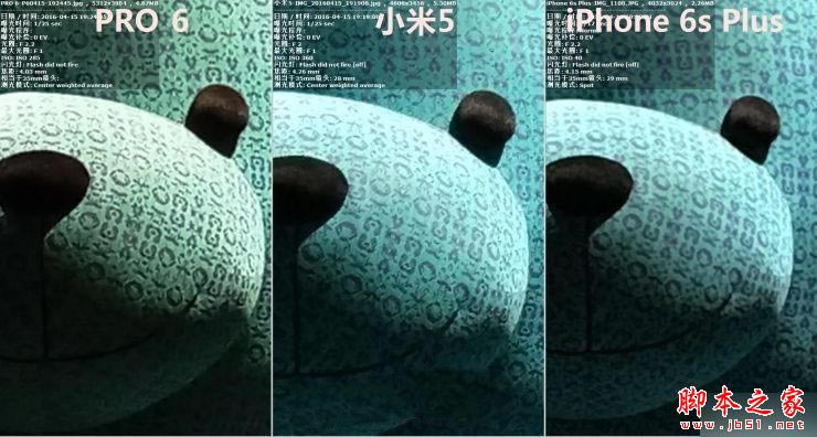 小米5 /魅族PRO 6 /iPhone 6s Plus拍照对比