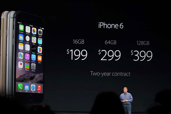 iPhone 6的内存容量梯度发生了变化 iPhone 6的内存容量梯度发生了变化