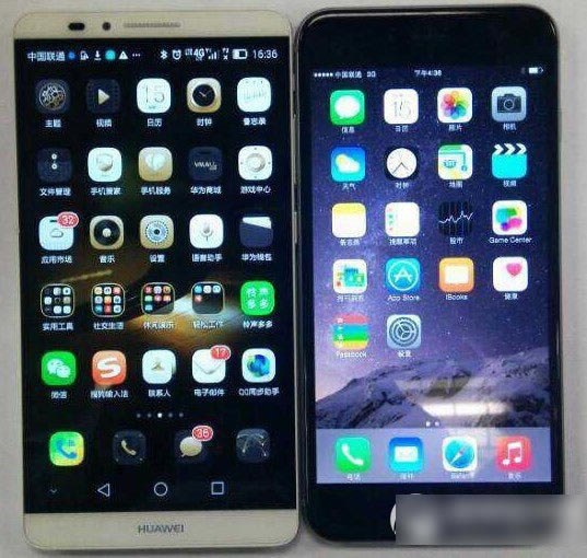 华为mate7和iphone6哪个好?华为mate7和iphone6对比评测1