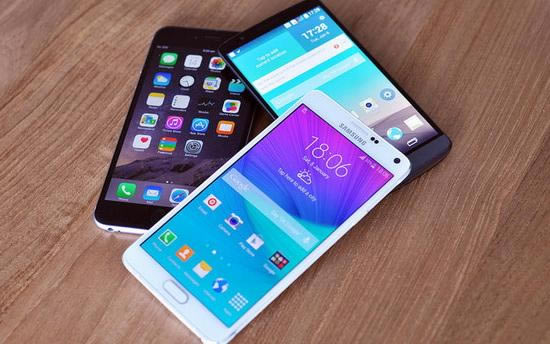 Note 4/iPhone 6 Plus/LG G3���նԱ�
