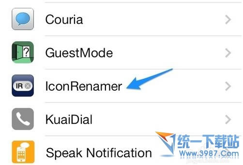 iPhone6 plus怎么修改图标名字?