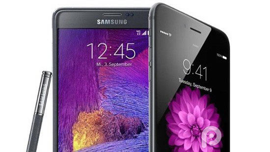 ���Ǵ���:iPhone 6 Plus vs Galaxy Note 4