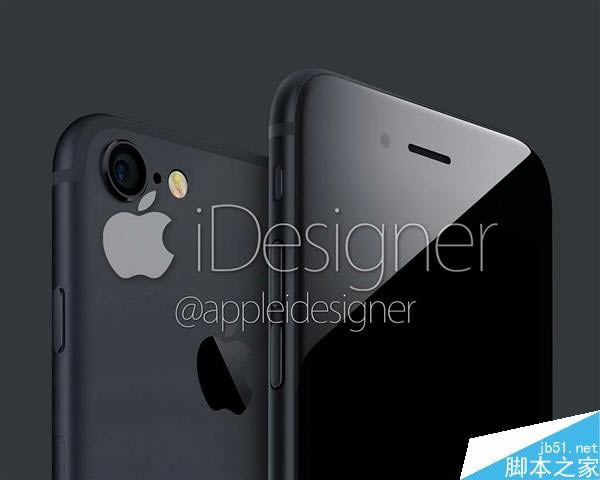 iPhone 7黑色版最新渲染图:真带感