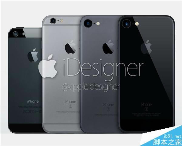 iPhone 7黑色版最新渲染图:真带感