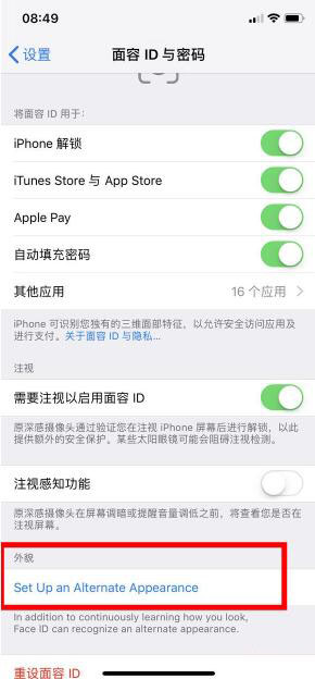 苹果xr面容可以设置几个?_苹果手机_本站