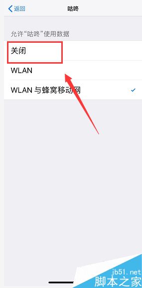 iphone XR怎么禁止APP联网?iphone XR禁止某APP连网方法