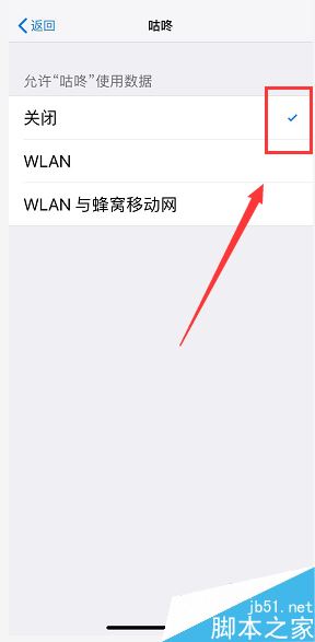 iphone XR怎么禁止APP联网?iphone XR禁止某APP连网方法