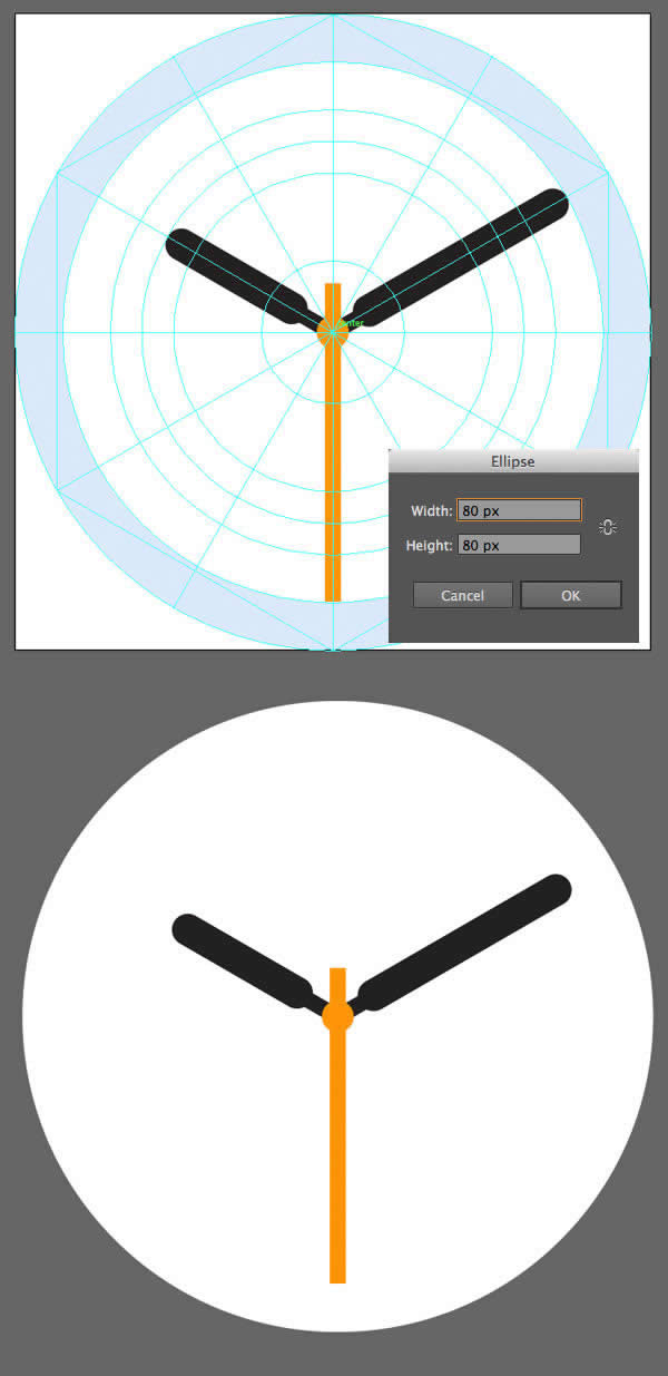 create the circle icon base