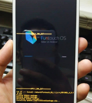 vivo Y622手机的卡刷升级系统包的教程