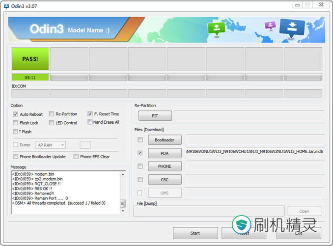 三星GALAXY Note 4救砖教程 N9106W刷机救砖教程