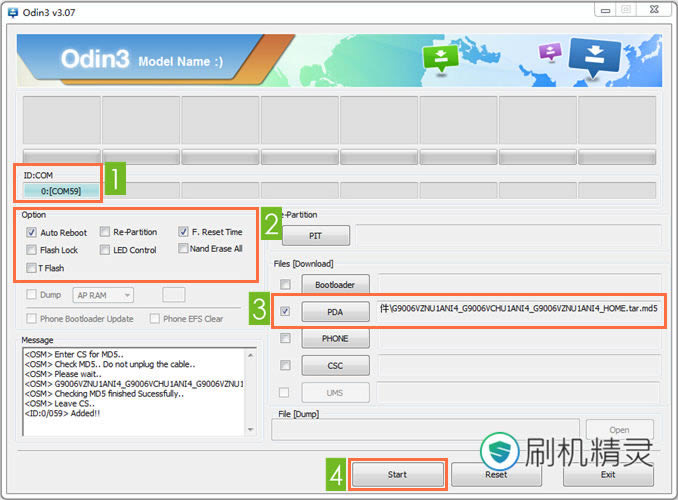 三星GALAXY S5救砖教程 G9006V恢复救砖教程