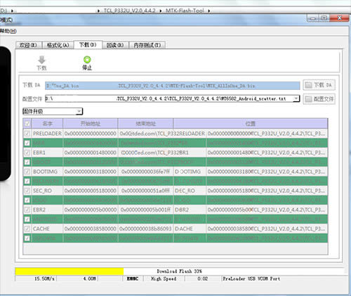 TCL P332U刷机教程 TCL P332U线刷救砖教程