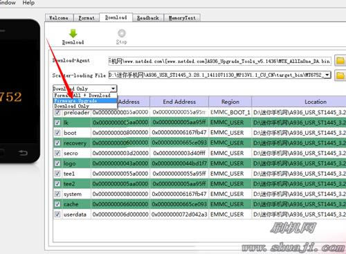 联想A936线刷救砖教程