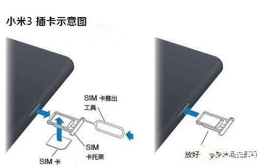 小米3 sim卡槽怎么打开? 本站