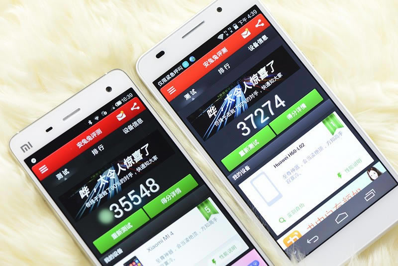 点击查看大图 荣耀6 VS 小米4 华为荣耀6与小米4对比评测(详细全面)_手机评测_手机学院_本站