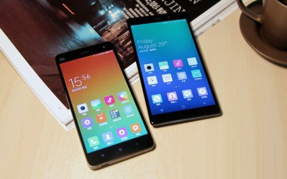 IUNI U3对比小米4