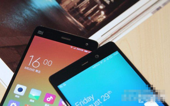 IUNI U3对比小米4