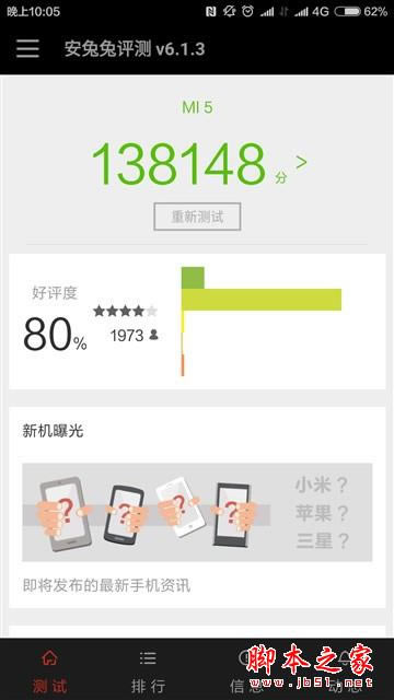 旗鼓相当 乐视手机Max2/小米5性能对比