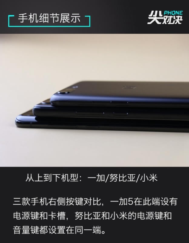 一加5/努比亚Z17/小米6哪款好?一加5和努比亚Z17与小米6详细区别对比评测_手机评测_手机学院_本站