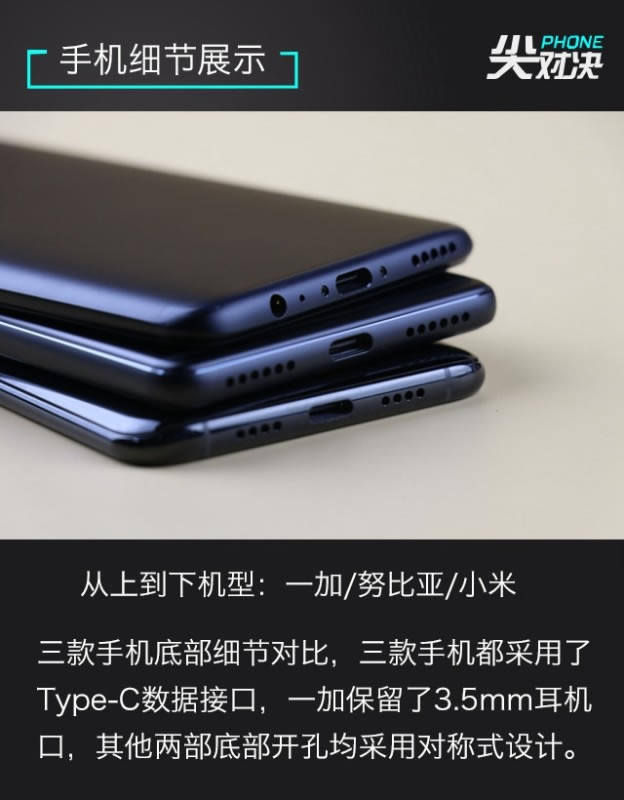 一加5/努比亚Z17/小米6哪款好?一加5和努比亚Z17与小米6详细区别对比评测_手机评测_手机学院_本站