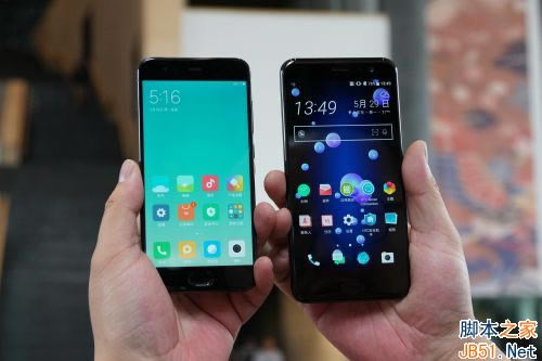 小米6和HTC U11哪个值得买?小米6和HTC U11外观、性能及拍照全面对比评测_手机评测_手机学院_本站