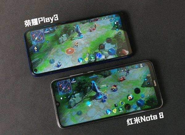 荣耀Play3和红米Note8哪款游戏性能更强 荣耀Play3与红米Note8游戏性能对比_手机评测_手机学院_本站